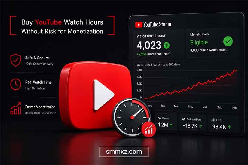 Buy YouTube Watch Hours Without Risk for Monetization